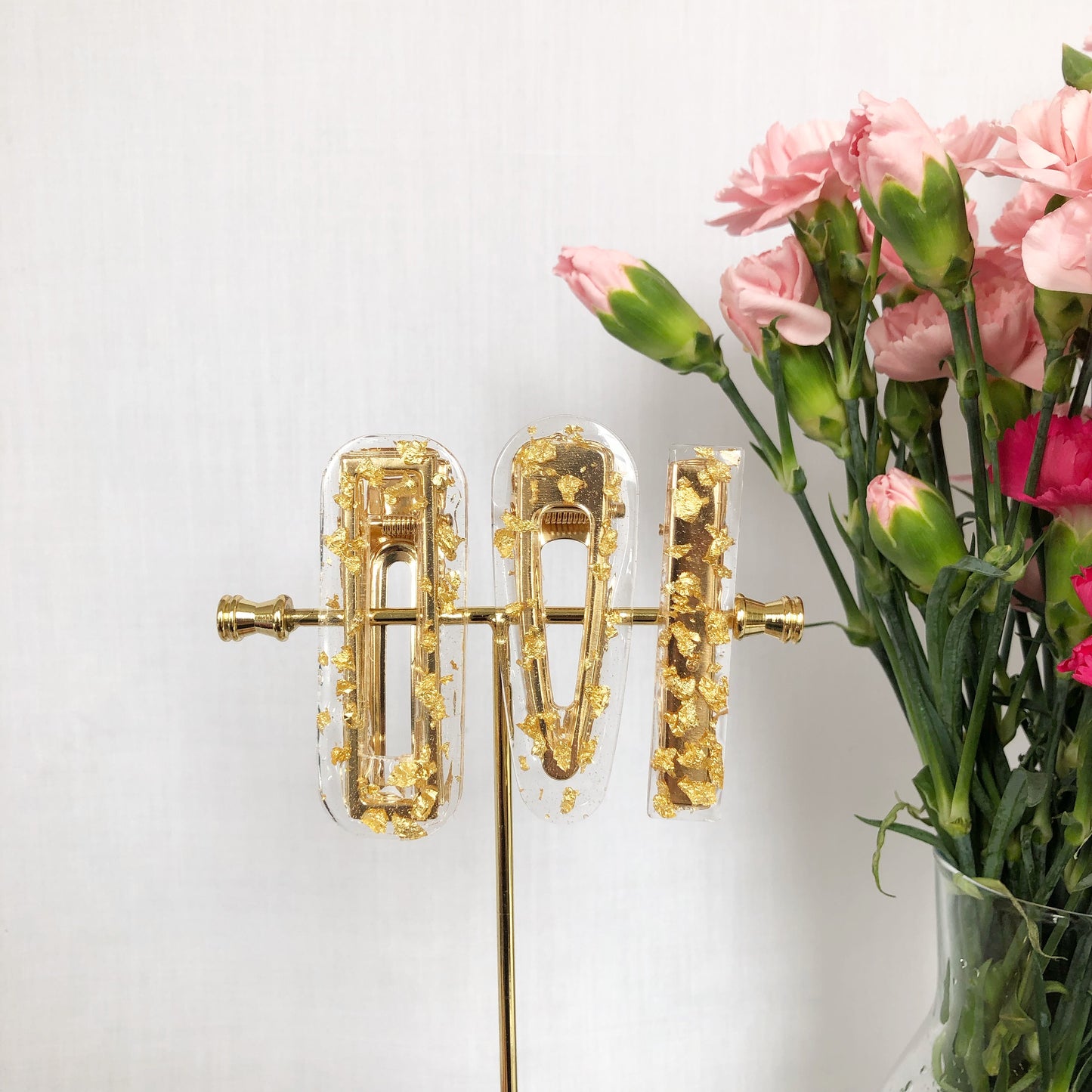 Golden Hair Clips