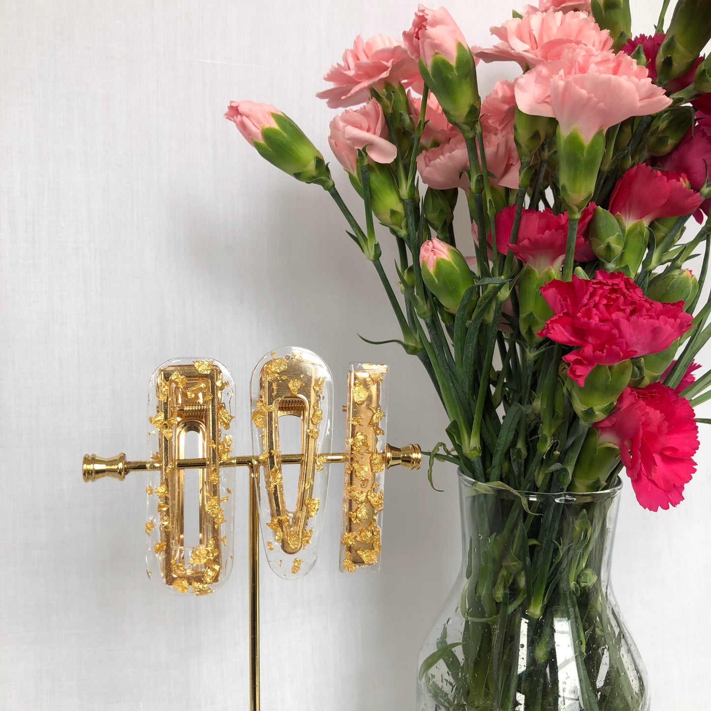 Golden Hair Clips