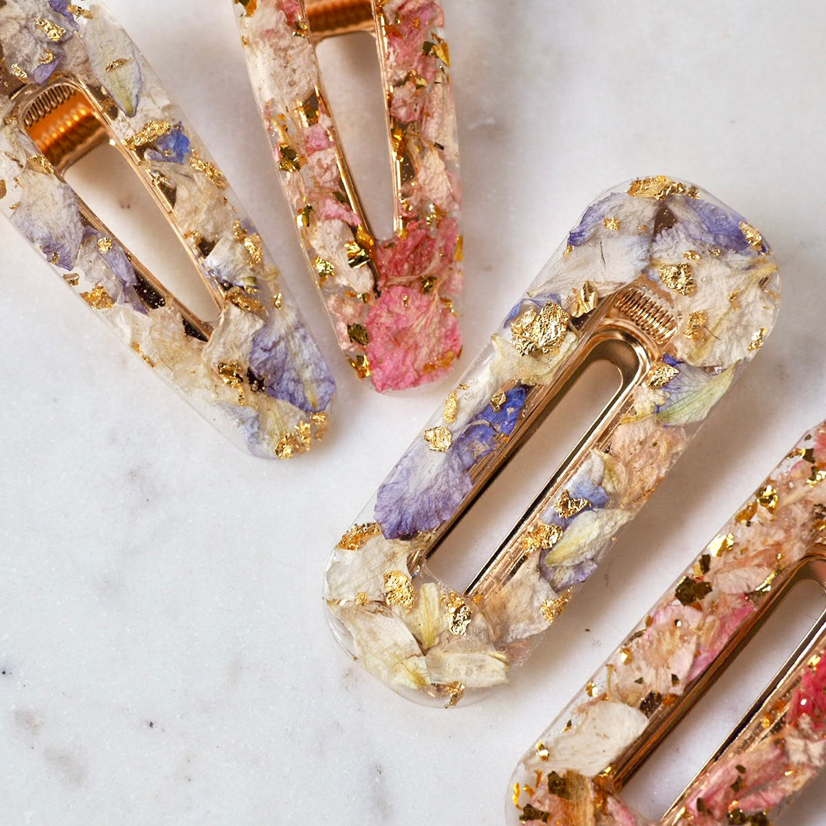 Rose Hair Clips